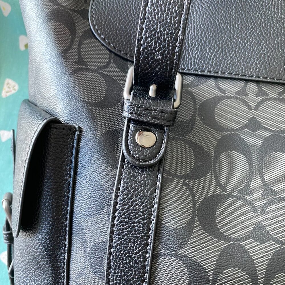 Coach Monogram Drawstring Backpack - image 6